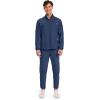 Cherokee Scrub Jacket Men’s Zip Front Jacket with 5 Pockets, Bungee Loop, Rib-Knit Cuffs, Soft 2-Way Stretch Fabric – WW320(Navy)