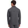 Cherokee Scrub Jacket Men’s Zip Front Jacket with 5 Pockets, Bungee Loop, Rib-Knit Cuffs, Soft 2-Way Stretch Fabric – WW320(Pewter)