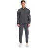 Cherokee Scrub Jacket Men’s Zip Front Jacket with 5 Pockets, Bungee Loop, Rib-Knit Cuffs, Soft 2-Way Stretch Fabric – WW320(Pewter)