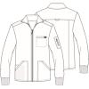 Cherokee Scrub Jacket Men’s Zip Front Jacket with 5 Pockets, Bungee Loop, Rib-Knit Cuffs, Soft 2-Way Stretch Fabric – WW320(Royal)