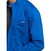 Cherokee Scrub Jacket Men’s Zip Front Jacket with 5 Pockets, Bungee Loop, Rib-Knit Cuffs, Soft 2-Way Stretch Fabric – WW320(Royal)