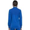 Cherokee Scrub Jacket for Women Zip Front High-Low Medical Uniform, 3 Pockets, Mesh Detail, Ultra Soft 2-Way Stretch – WW301(Royal)