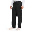 Cherokee Scrub Pants for Men Cargo Nursing Bottom with Zip Fly, 7 Pockets, Elastic Waist & 2-Way Stretch Fabric – 4243(Black)