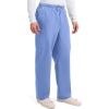 Cherokee Scrub Pants for Men Cargo Nursing Bottom with Zip Fly, 7 Pockets, Elastic Waist & 2-Way Stretch Fabric – 4243(Ciel)