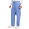 Cherokee Scrub Pants for Men Cargo Nursing Bottom with Zip Fly, 7 Pockets, Elastic Waist & 2-Way Stretch Fabric – 4243(Ciel)
