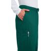 Cherokee Scrub Pants for Men Cargo Nursing Bottom with Zip Fly, 7 Pockets, Elastic Waist & 2-Way Stretch Fabric – 4243(Hunter)