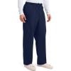 Cherokee Scrub Pants for Men Cargo Nursing Bottom with Zip Fly, 7 Pockets, Elastic Waist & 2-Way Stretch Fabric – 4243(Navy)