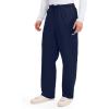Cherokee Scrub Pants for Men Cargo Nursing Bottom with Zip Fly, 7 Pockets, Elastic Waist & 2-Way Stretch Fabric – 4243(Navy)