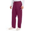 Cherokee Scrub Pants for Men Cargo Nursing Bottom with Zip Fly, 7 Pockets, Elastic Waist & 2-Way Stretch Fabric – 4243(Wine)