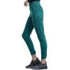 Cherokee Scrub Pants for Women Jogger Natural Rise Medical Uniform 5 Pocket Elastic Waist Ultra Soft 2-Way Stretch – WW011(Hunter Green)