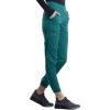Cherokee Scrub Pants for Women Jogger Natural Rise Medical Uniform 5 Pocket Elastic Waist Ultra Soft 2-Way Stretch – WW011(Hunter Green)