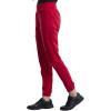 Cherokee Scrub Pants for Women Jogger Natural Rise Medical Uniform 5 Pocket Elastic Waist Ultra Soft 2-Way Stretch – WW011(Red)