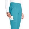 Cherokee Scrub Pants for Women Jogger Natural Rise Medical Uniform 5 Pocket Elastic Waist Ultra Soft 2-Way Stretch – WW011(Soft Marine)