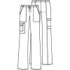 Cherokee Scrub Pants for Women Mid Rise Flare Leg Drawstring Cargo Medical Uniform 4 Pocket Durable Easy Care Stretch – 4044(Chocolate)