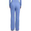 Cherokee Scrub Pants for Women Mid Rise Flare Leg Drawstring Cargo Medical Uniform 4 Pocket Durable Easy Care Stretch – 4044(Ciel)