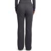 Cherokee Scrub Pants for Women Mid Rise Flare Leg Drawstring Cargo Medical Uniform 4 Pocket Durable Easy Care Stretch – 4044(Pewter)