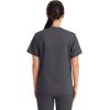 Cherokee Scrub Top for Women & Men, V-Neck Tuckable Medical Shirt with 1 Chest Pocket & ID Loop – WW625(Pewter)