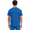 Cherokee Scrub Top for Women & Men, V-Neck Tuckable Medical Shirt with 1 Chest Pocket & ID Loop – WW625(Royal)