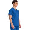 Cherokee Scrub Top for Women & Men, V-Neck Tuckable Medical Shirt with 1 Chest Pocket & ID Loop – WW625(Royal)