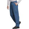 Cherokee Scrub for Men Fly Front Cargo Pant with 7 Pocket, Durable, Fade Resistant Fabric – 4000(Caribbean Blue)