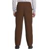 Cherokee Scrub for Men Fly Front Cargo Pant with 7 Pocket, Durable, Fade Resistant Fabric – 4000(Chocolate)