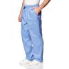 Cherokee Scrub for Men Fly Front Cargo Pant with 7 Pocket, Durable, Fade Resistant Fabric – 4000(Ciel)