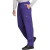 Cherokee Scrub for Men Fly Front Cargo Pant with 7 Pocket, Durable, Fade Resistant Fabric – 4000(Grape)