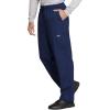 Cherokee Scrub for Men Fly Front Cargo Pant with 7 Pocket, Durable, Fade Resistant Fabric – 4000(Navy)