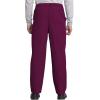 Cherokee Scrub for Men Fly Front Cargo Pant with 7 Pocket, Durable, Fade Resistant Fabric – 4000(Wine)
