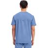 Cherokee Scrub for Men’s Tuckable V-Neck Top with 1 Chest Pocket, Pen Slot, Ultra Soft, Durable, 2-Way Stretch Fabric- WW690(Ciel)