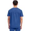 Cherokee Scrub for Men’s Tuckable V-Neck Top with 1 Chest Pocket, Pen Slot, Ultra Soft, Durable, 2-Way Stretch Fabric- WW690(Galaxy Blue)