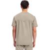 Cherokee Scrub for Men’s Tuckable V-Neck Top with 1 Chest Pocket, Pen Slot, Ultra Soft, Durable, 2-Way Stretch Fabric- WW690(Khaki)