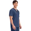Cherokee Scrub for Men’s Tuckable V-Neck Top with 1 Chest Pocket, Pen Slot, Ultra Soft, Durable, 2-Way Stretch Fabric- WW690(Navy)