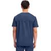 Cherokee Scrub for Men’s Tuckable V-Neck Top with 1 Chest Pocket, Pen Slot, Ultra Soft, Durable, 2-Way Stretch Fabric- WW690(Navy)
