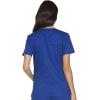 Cherokee Scrub for Women Modern Classic V-Neck Top with 3 Pockets, 2-Way Stretch, Ultra Soft & Breathable Fabric – WW630(Galaxy Blue)