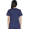 Cherokee Scrub for Women Modern Classic V-Neck Top with 3 Pockets, 2-Way Stretch, Ultra Soft & Breathable Fabric – WW630(Navy)