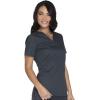 Cherokee Scrub for Women Modern Classic V-Neck Top with 3 Pockets, 2-Way Stretch, Ultra Soft & Breathable Fabric – WW630(Pewter)