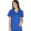 Cherokee Scrub for Women Modern Classic V-Neck Top with 3 Pockets, 2-Way Stretch, Ultra Soft & Breathable Fabric – WW630(Royal)