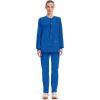 Cherokee Scrub for Women Snap Front Jacket with 3 Pockets, Fade Resistant, 2-Way Stretch, Soft & Durable Fabric – WW340(Royal)
