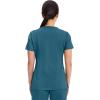 Cherokee Scrubs Top for Women Mock Wrap with 3 Pockets, Soft, 2-Way Stretch & Durable Fabric – WW610(Caribbean Blue)