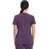 Cherokee Scrubs Top for Women Mock Wrap with 3 Pockets, Soft, 2-Way Stretch & Durable Fabric – WW610(Eggplant)