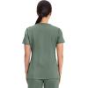 Cherokee Scrubs Top for Women Mock Wrap with 3 Pockets, Soft, 2-Way Stretch & Durable Fabric – WW610(Olive)
