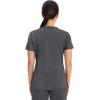 Cherokee Scrubs Top for Women Mock Wrap with 3 Pockets, Soft, 2-Way Stretch & Durable Fabric – WW610(Pewter)