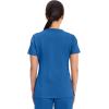 Cherokee Scrubs Top for Women Mock Wrap with 3 Pockets, Soft, 2-Way Stretch & Durable Fabric – WW610(Royal)