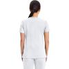 Cherokee Scrubs Top for Women Mock Wrap with 3 Pockets, Soft, 2-Way Stretch & Durable Fabric – WW610(White)