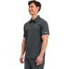 Cherokee Scrubs for Men Polo Nursing Scrub Top with Chest Pocket, Breathable Mesh, Ultra Soft 2-Way Stretch Fabric – WW615(Black)