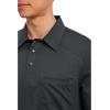 Cherokee Scrubs for Men Polo Nursing Scrub Top with Chest Pocket, Breathable Mesh, Ultra Soft 2-Way Stretch Fabric – WW615(Black)