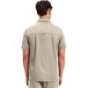 Cherokee Scrubs for Men Polo Nursing Scrub Top with Chest Pocket, Breathable Mesh, Ultra Soft 2-Way Stretch Fabric – WW615(Khaki)