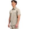 Cherokee Scrubs for Men Polo Nursing Scrub Top with Chest Pocket, Breathable Mesh, Ultra Soft 2-Way Stretch Fabric – WW615(Khaki)
