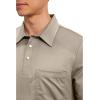 Cherokee Scrubs for Men Polo Nursing Scrub Top with Chest Pocket, Breathable Mesh, Ultra Soft 2-Way Stretch Fabric – WW615(Khaki)